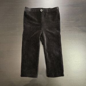 H&M Kids Black Corduroy Stretch Leggings Trousers 9-12M